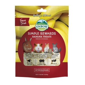 OXBOW BANANA TREATS SIMPLE HARVEST