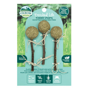 Oxbow Timmy Pops Treats for Small Pets 3-pk