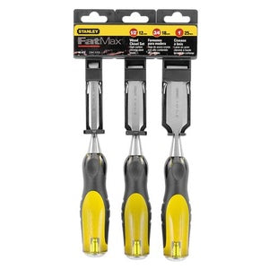 Stanley 3 Piece FatMax Short Blade Chisel Set