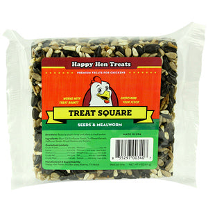 Happy Hen Treat Square Seed & Mealworm 6-oz