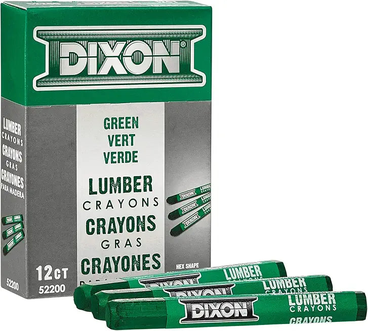Lumber Crayon Pro-EX - Green 12 Count