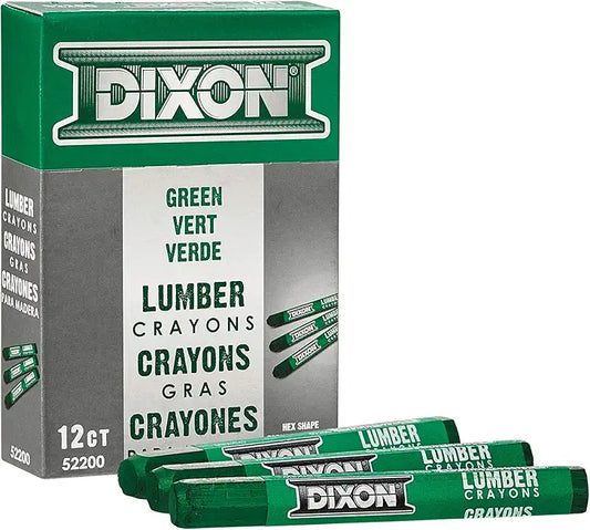 Lumber Crayon Pro-EX - Green 12 Count