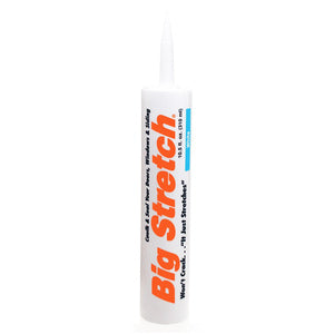 Sashco Big Stretch Acrylic Latex Caulk Sealant 10.5-oz White