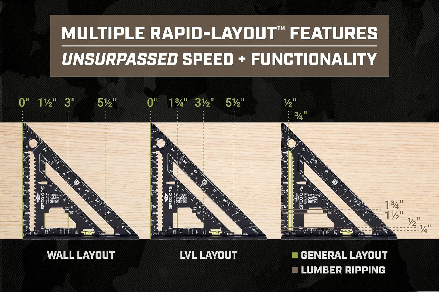 Spec Ops Tools Elite Series Fury 7.5" Rafter Square