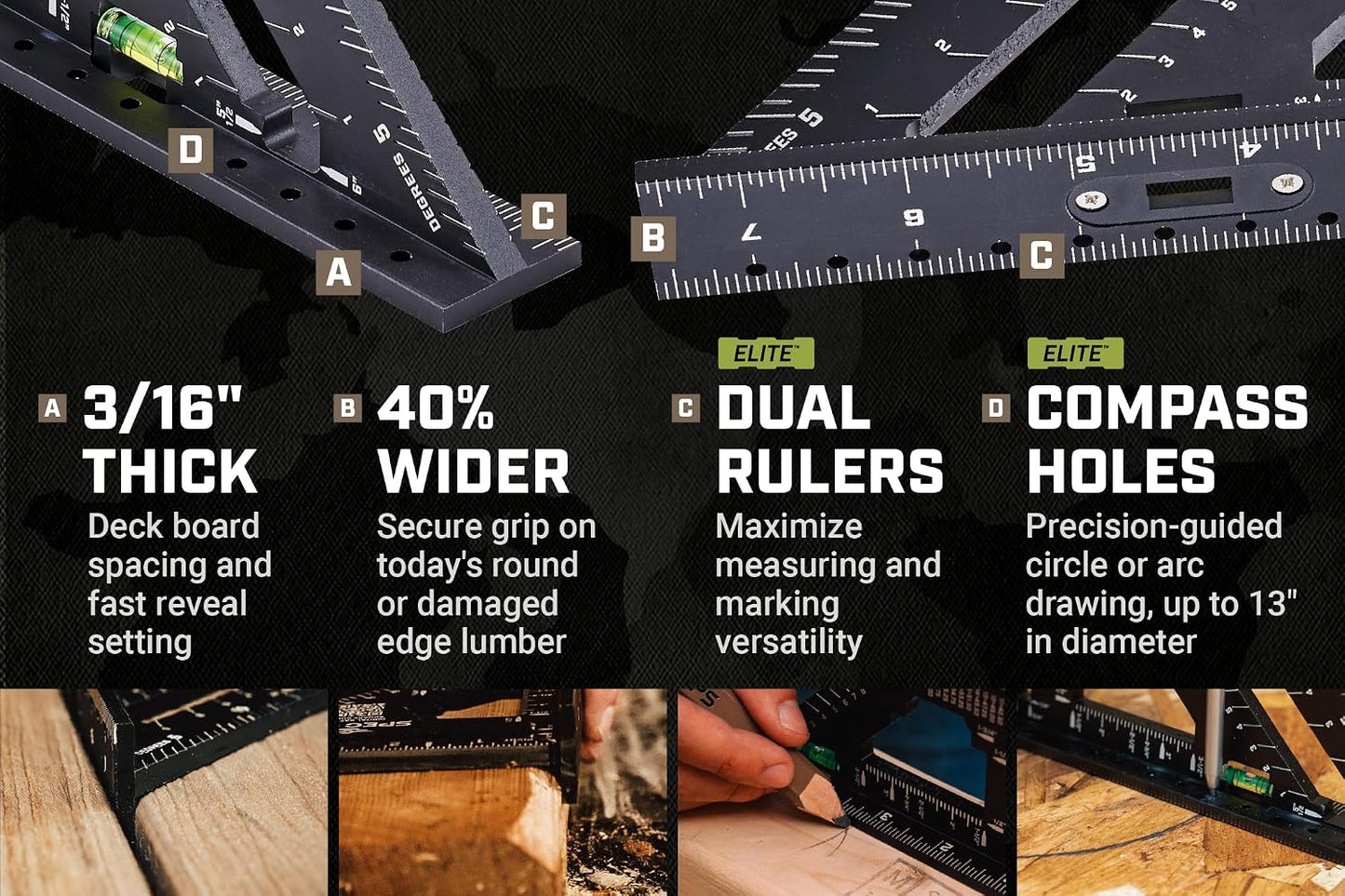 Spec Ops Tools Elite Series Fury 7.5" Rafter Square