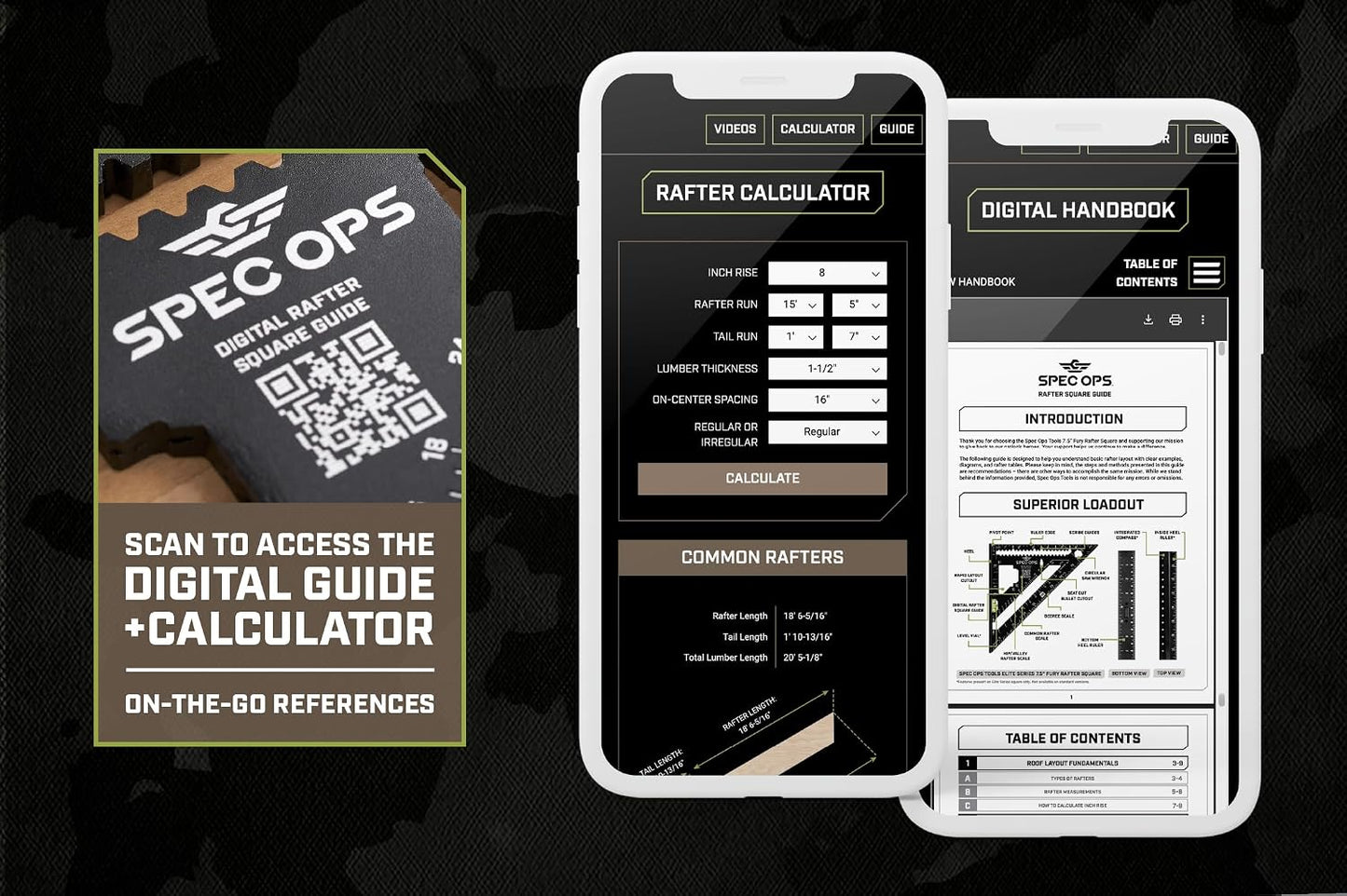 Spec Ops Tools Elite Series Fury 7.5" Rafter Square